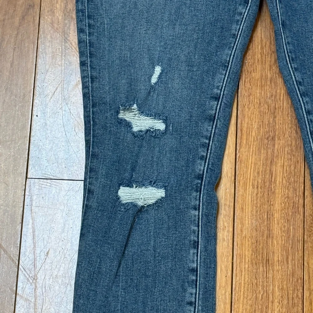 Abercrombie & Fitch Super Skinny Ankle High Rise Jeans 29 Regular Distressed - Picture 10 of 11